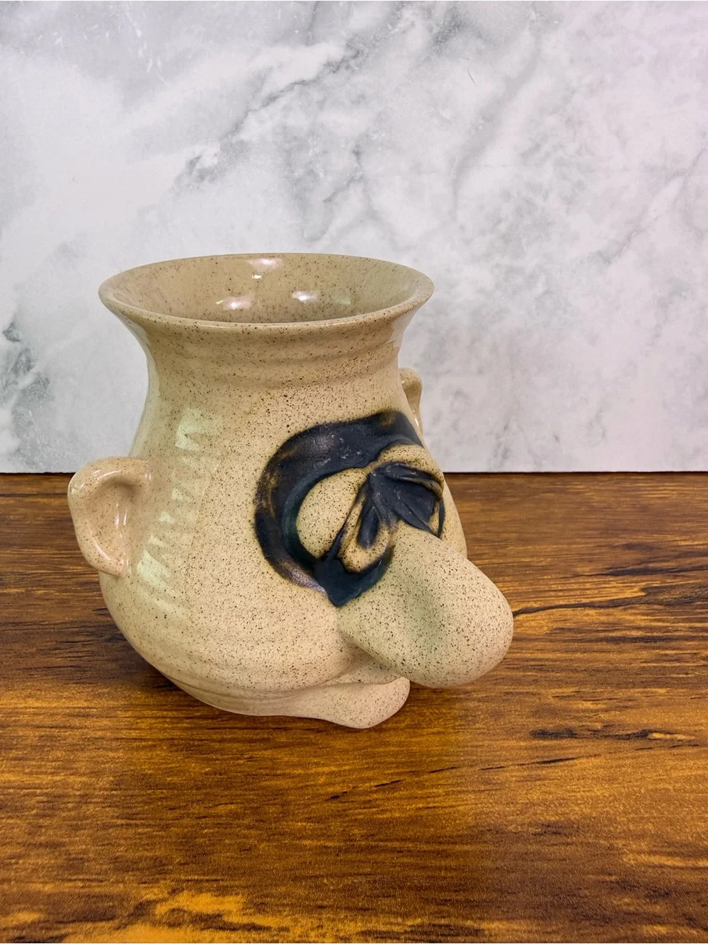 Peter Petrie Extraordinary Egg Separator Pottery Snot Nose Gag Kitchen Tool